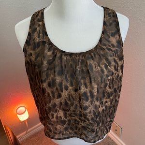 Truth NYC Animal Print crop size M